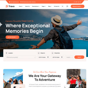 Plantilla HTML Reservas Viajes